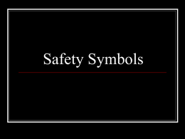 Safety Symbols - the SciPad:Your home for DSA Science