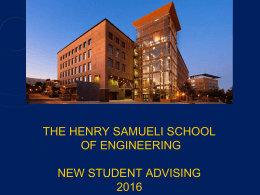 Part 1 - The Henry Samueli School of Engineering