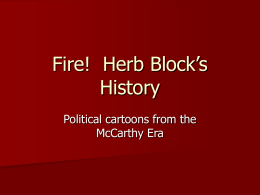 Fire! Herblock`s History