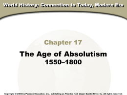 chap 17 absolutism presentation