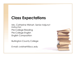 Expectations for All Classes