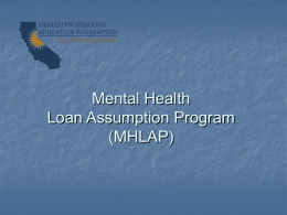 MHLAP PowerPoint