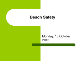Beach safety teaching
