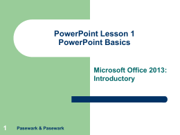 Introduction to PowerPoint Presentation