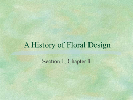 History of Floral Designintro