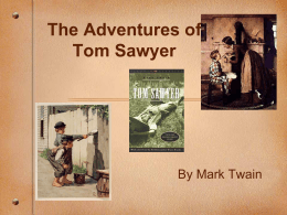 The Adventures of Tom Sawyer - Miss Williams