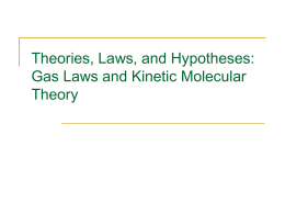 Theories, Laws, and Hypotheses