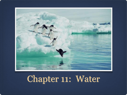 Chapter 11: Water
