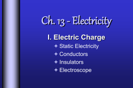 I. Electric Charge - Otterville R-VI