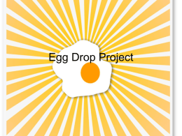 Egg Drop Project