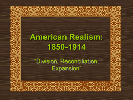 American Realism: 1850-1914