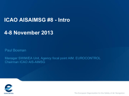 ICAO AISAIMSG Intro