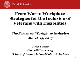 Strategies for Inclusion - University of St. Thomas