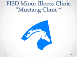 FISD Minor Illness Clinic