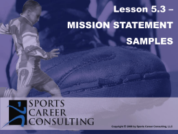 Mission Statement Examples