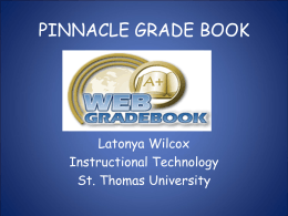 pinnacle grade book - king