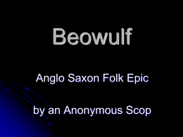Beowulf - Two Period Assembly Power Point Presentation