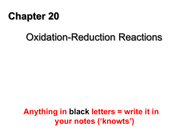 Oxidation Number