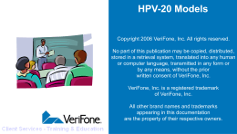 HPV-20 Models - Verifone Support Portal