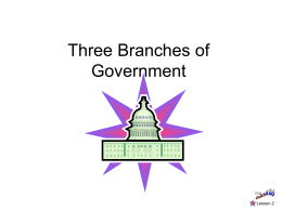 Three Branches of Government - National Constitution Center
