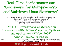 Real-Time Performance and Middleware for Multiprocessor and