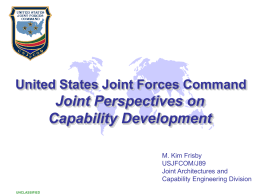 JFCOM Command Briefing - American Society of Naval Engineers