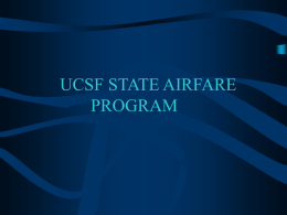 ucsf state airfare program