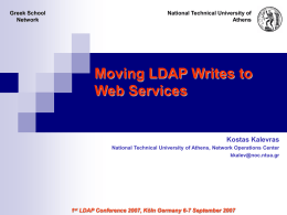 my presentation - A world of LDAP and RADIUS