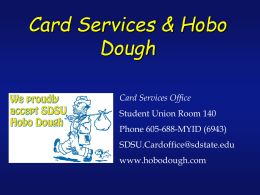 Hobo Dough - South Dakota State University