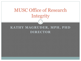 MUSC Institutional Boards