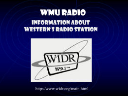 WMU Radio - Western Michigan University
