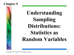 sample - Department of Statistics and Probability