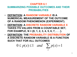 example - Department of Statistics and Probability