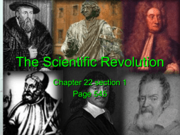 22.1The Scientific Revolution - mrs