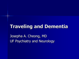 Traveling with a Loved One with Dementia
