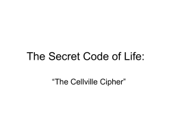 The Secret Code of Life PPT