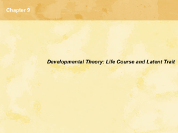 Chapter 9 Developmental Theory