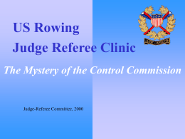 The Mystery of the Control Commission