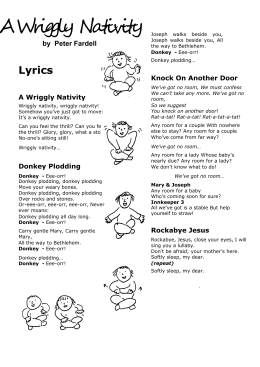 Wriggly Nativity Song Words