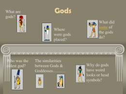 Gods And Goddesses - The Tech Savvy Educator