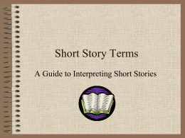 Short Story Terms