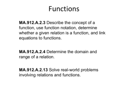 Interpreting Functions (PPT