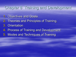 Unit 6 Training and Development