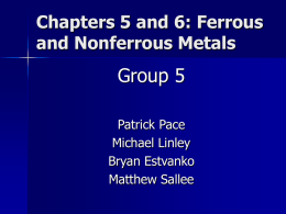 Ferrous Metals and Alloys - Mechanical Engineering | The University