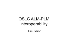 OSLC_ALM - Open Services for Lifecycle Collaboration