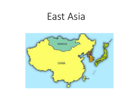 East Asia PowerPoint - Watertown City School District