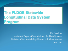 SLDS - Florida Association of Management Information Systems