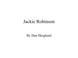 Jackie Robinson - Community Middlebury
