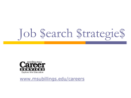 Job Search - msubillings.edu - Montana State University Billings