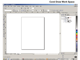Corel Draw Work Space